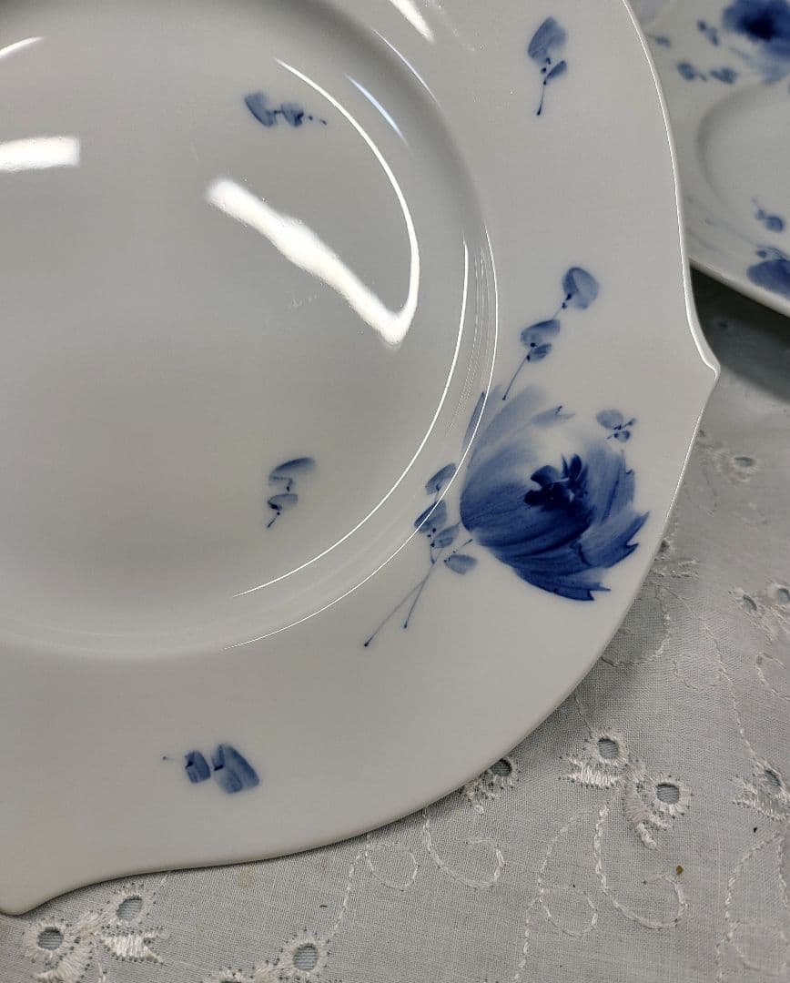 2枚✨未使用あり✨マイセン 青い花 ブルーフラワー プレート 皿 1枚未使用