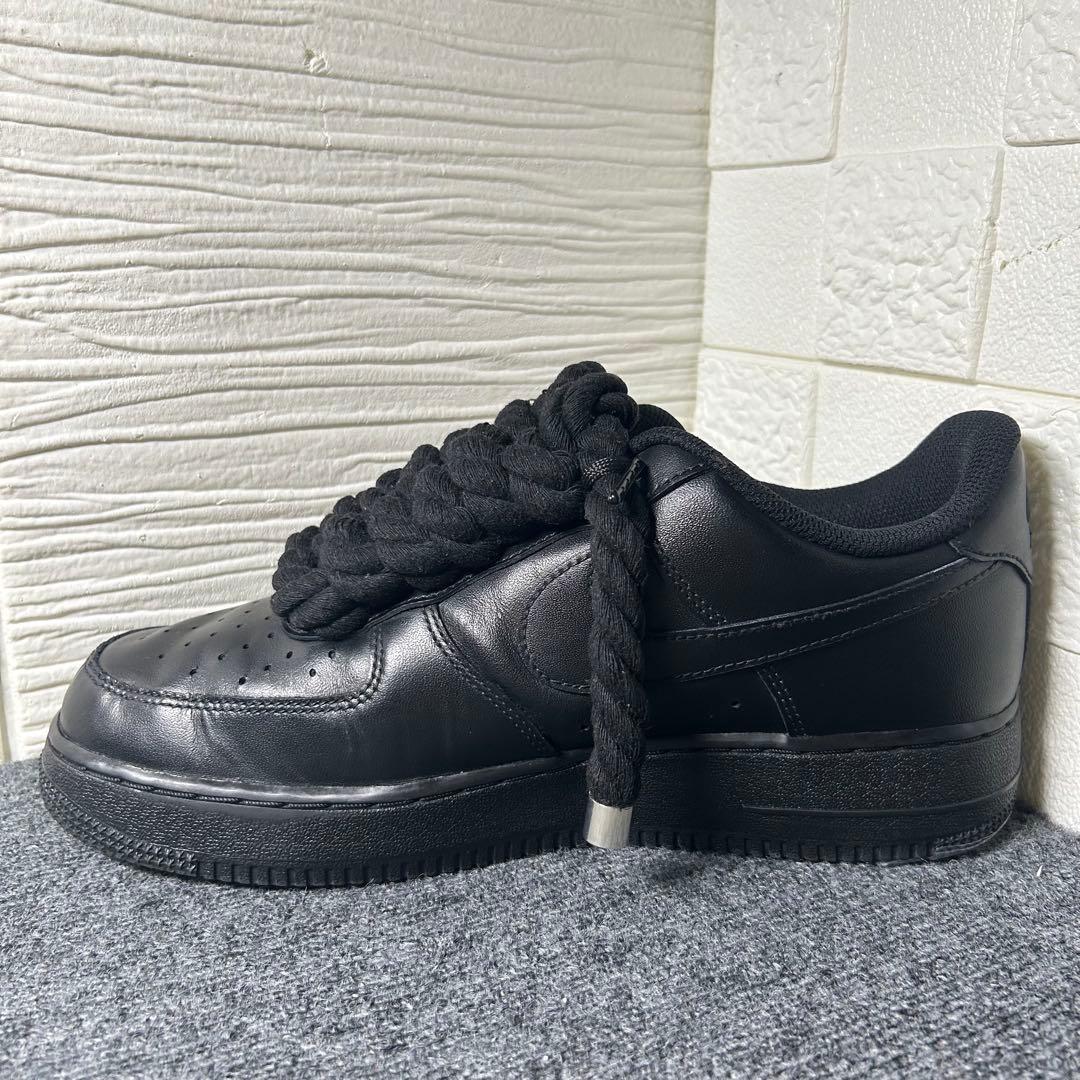 ナイキ エアフォース 1 07 12mm ブラックカスタム拡張なし