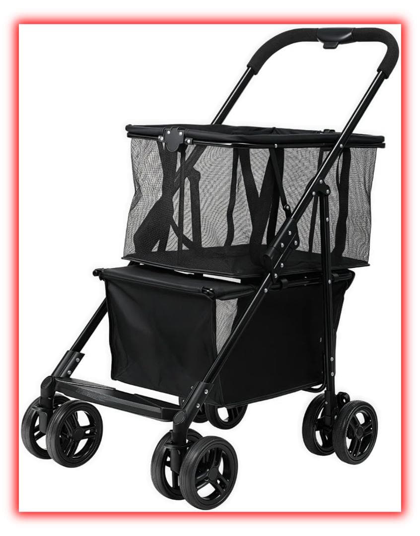 mayuko-ha-n 訳あり❣ 多機能折りたたみ式ショッピングカートト