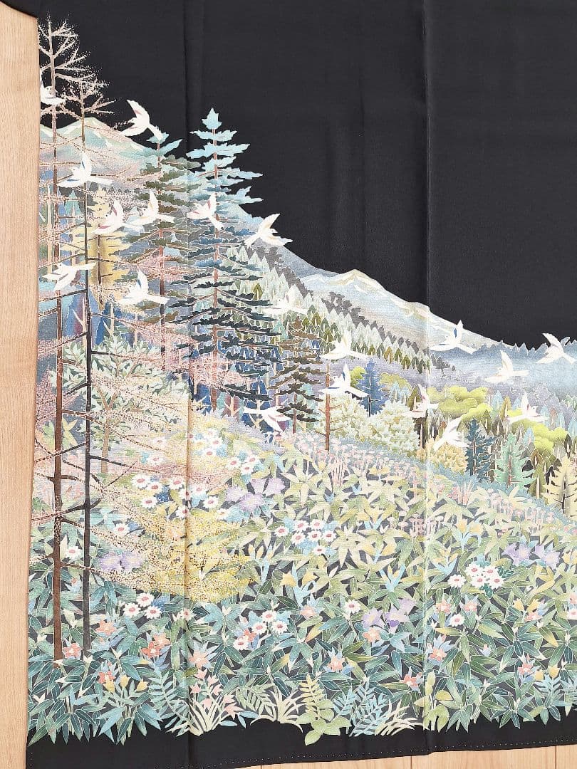 着物リメイクワンピース3692