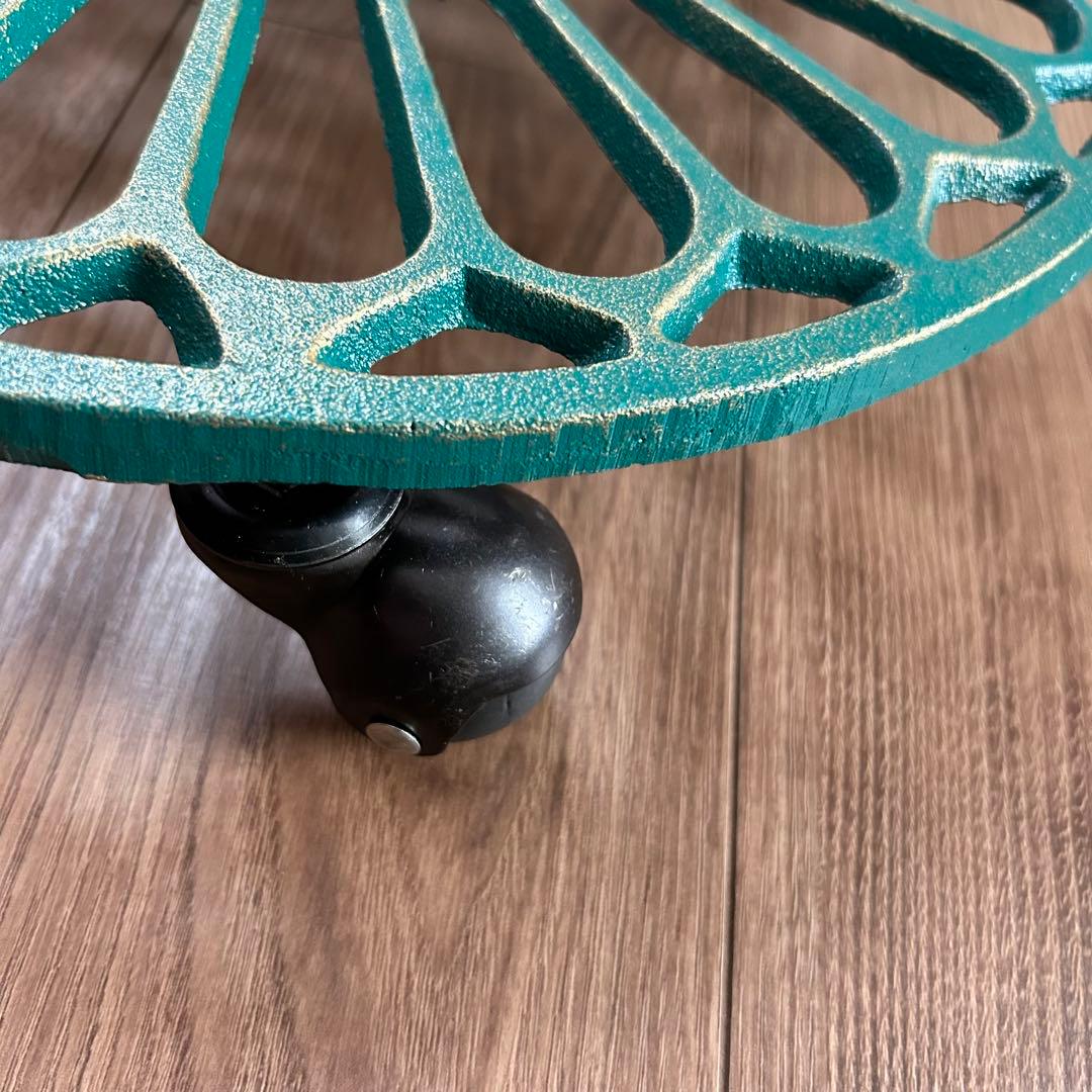 フラワースタンド 花台 植木鉢置き台 盆栽用 園芸ラック アイアン 鋳鉄