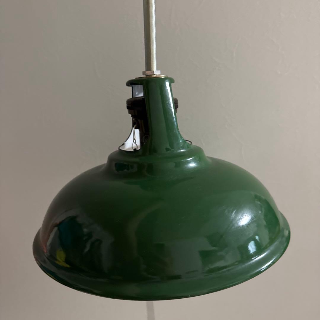 アンティークランプシェード M (ROUND GREEN)