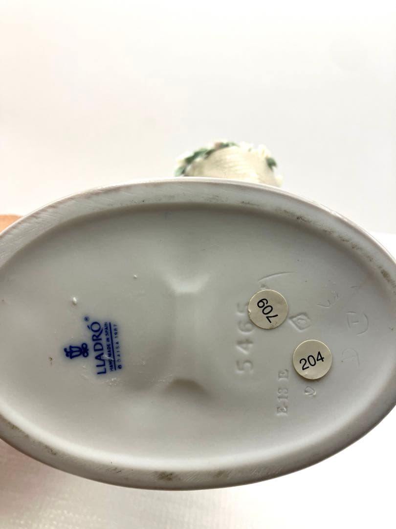 Lladro リヤドロ ロバに乗った少女　フィギュリン 置物