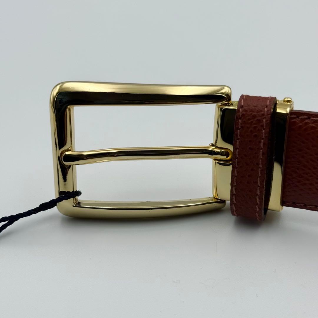 ✨未使用品✨バーバリーロンドン ベルト 箱タグ付 ゴールド金具 男女兼用 レザー