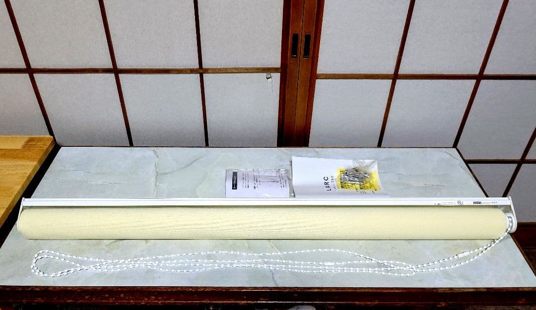 【タチカワブラインド】◆ロールスクリーン╱ラルク《アイボリー/W1000》