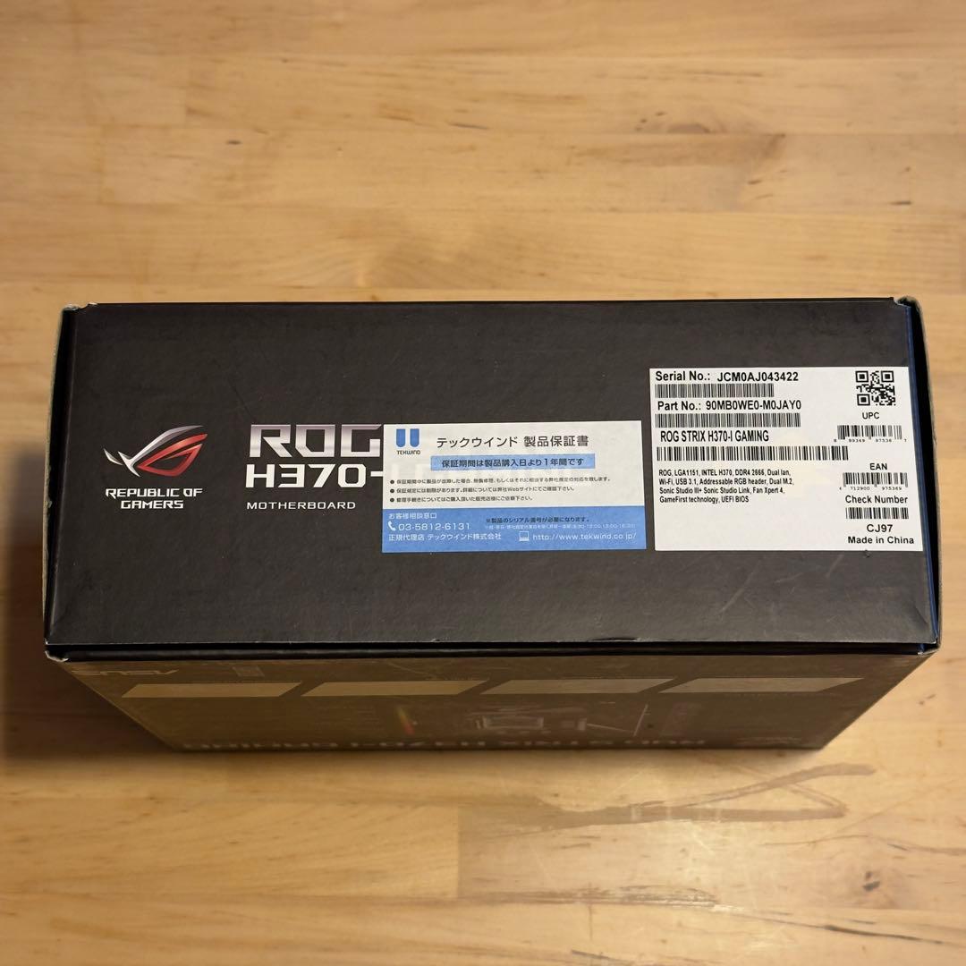 ASUS ROG STRIX H370-I GAMING マザーボード