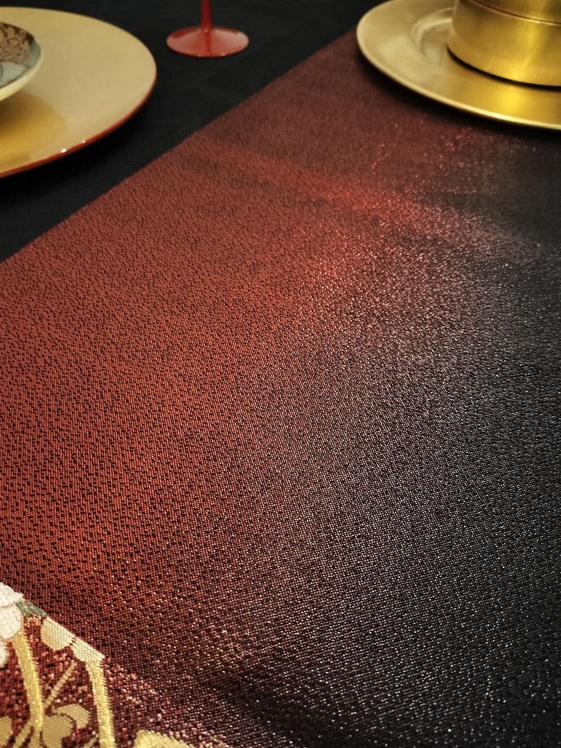 A957★逸品‼️御所車‼️ひな祭り‼️テーブルランナー2m20cm