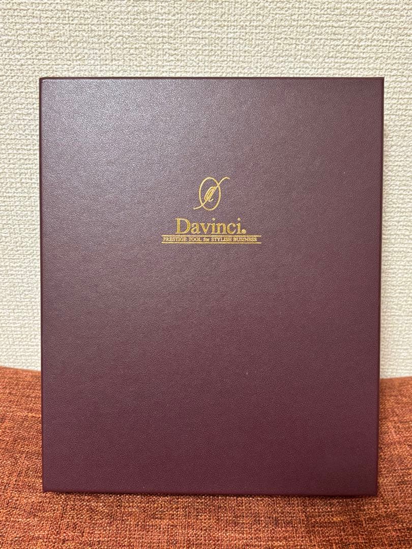 Davinci ロロマクラッシックアージェントレザー リング式ファイル A5
