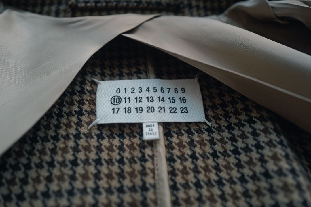 ジャケット・アウター Maison Margiela Houndstooth Coat size46