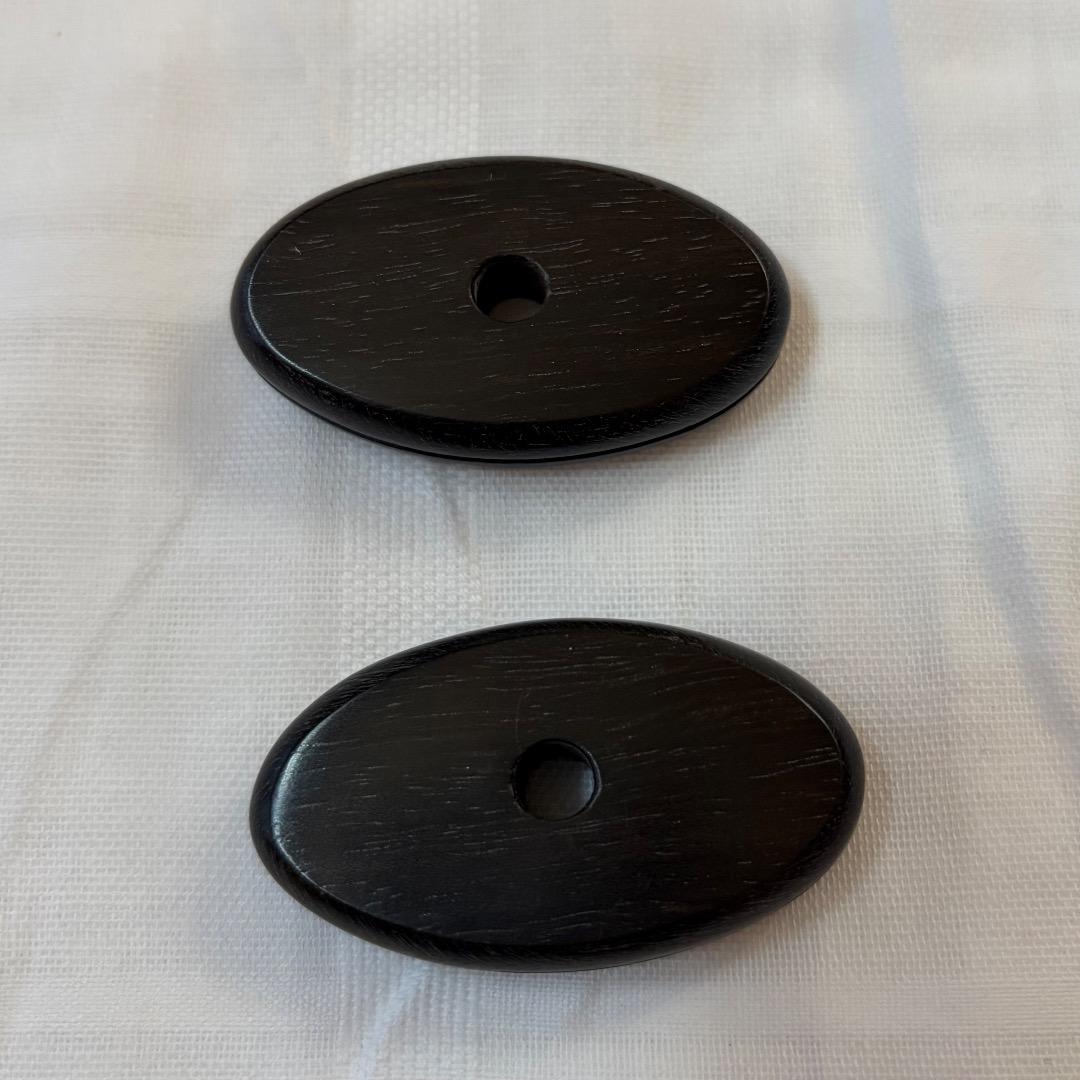 ３インチオーバルベース　エボニー　ナンタケットバスケット