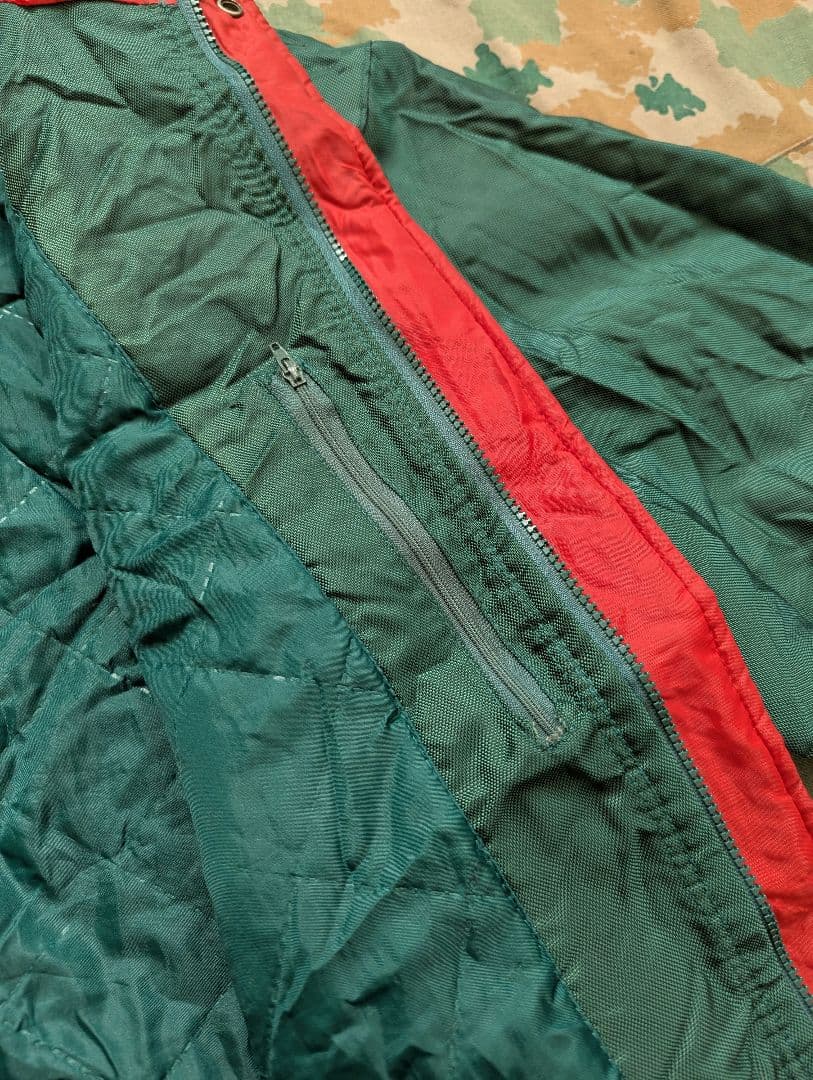 KAWASAKI カワサキ ナイロンジャケット ワークジャケット バイク 古着