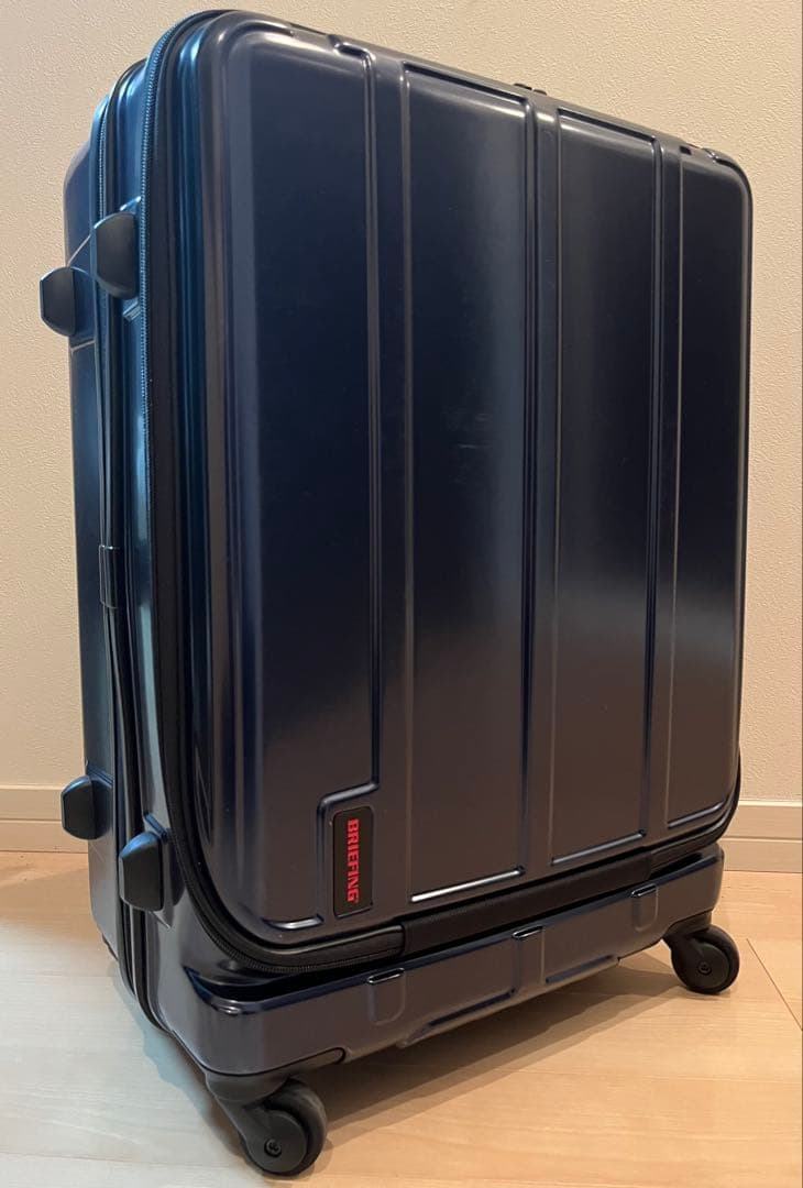 新品 ブリーフィング限定キャリーケーススーツケース60Lネイビー最終価格
