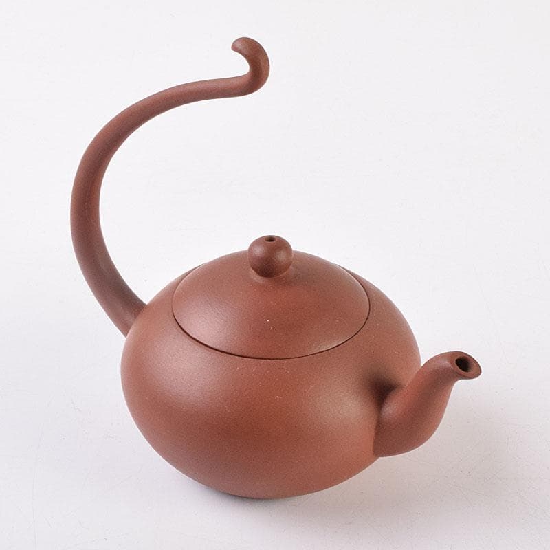 中国　紫砂　朱泥　急須　茶壷　在銘　V　R9047