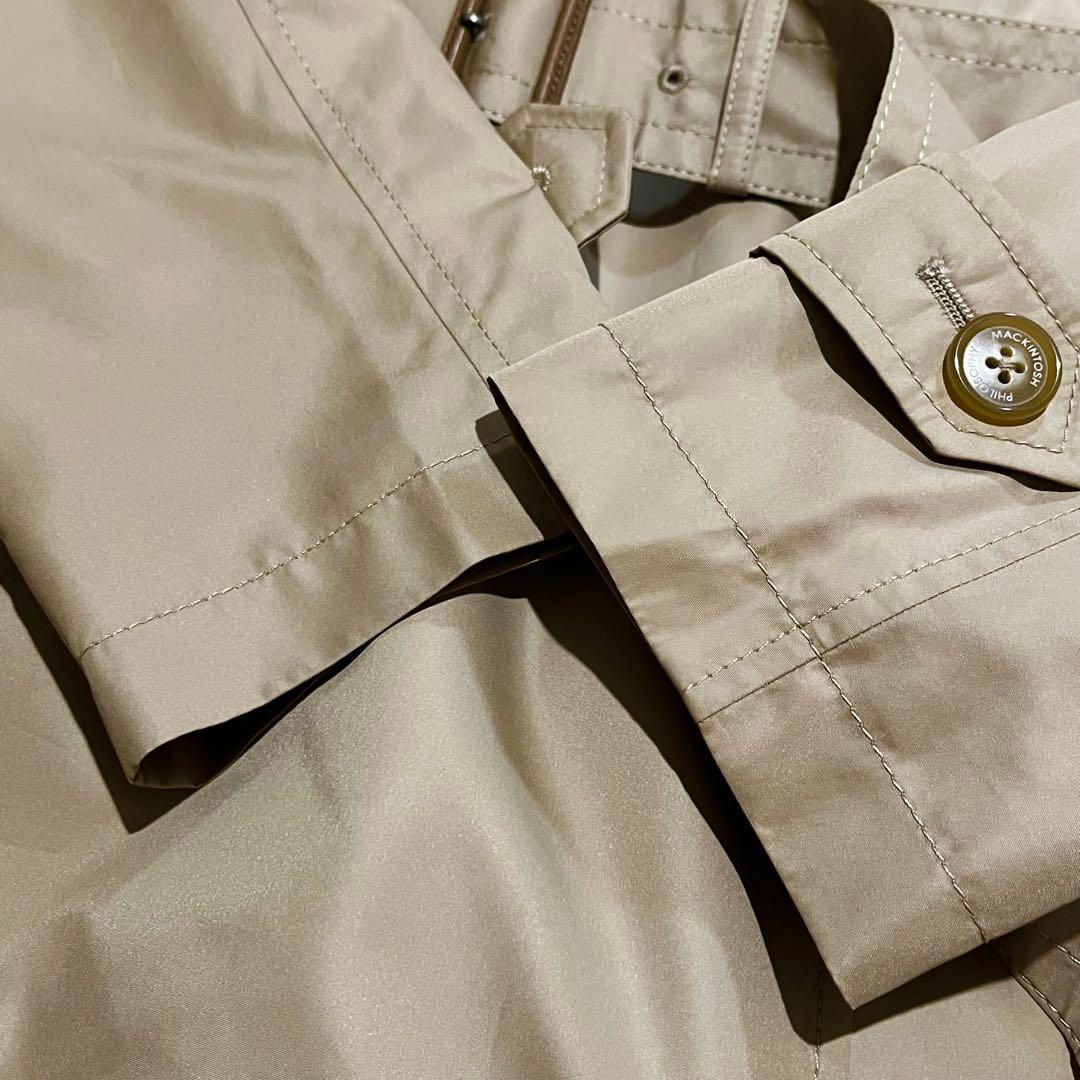 美品✨ マッキントッシュ トレンチコート ライナー付 キルティング ベージュ38