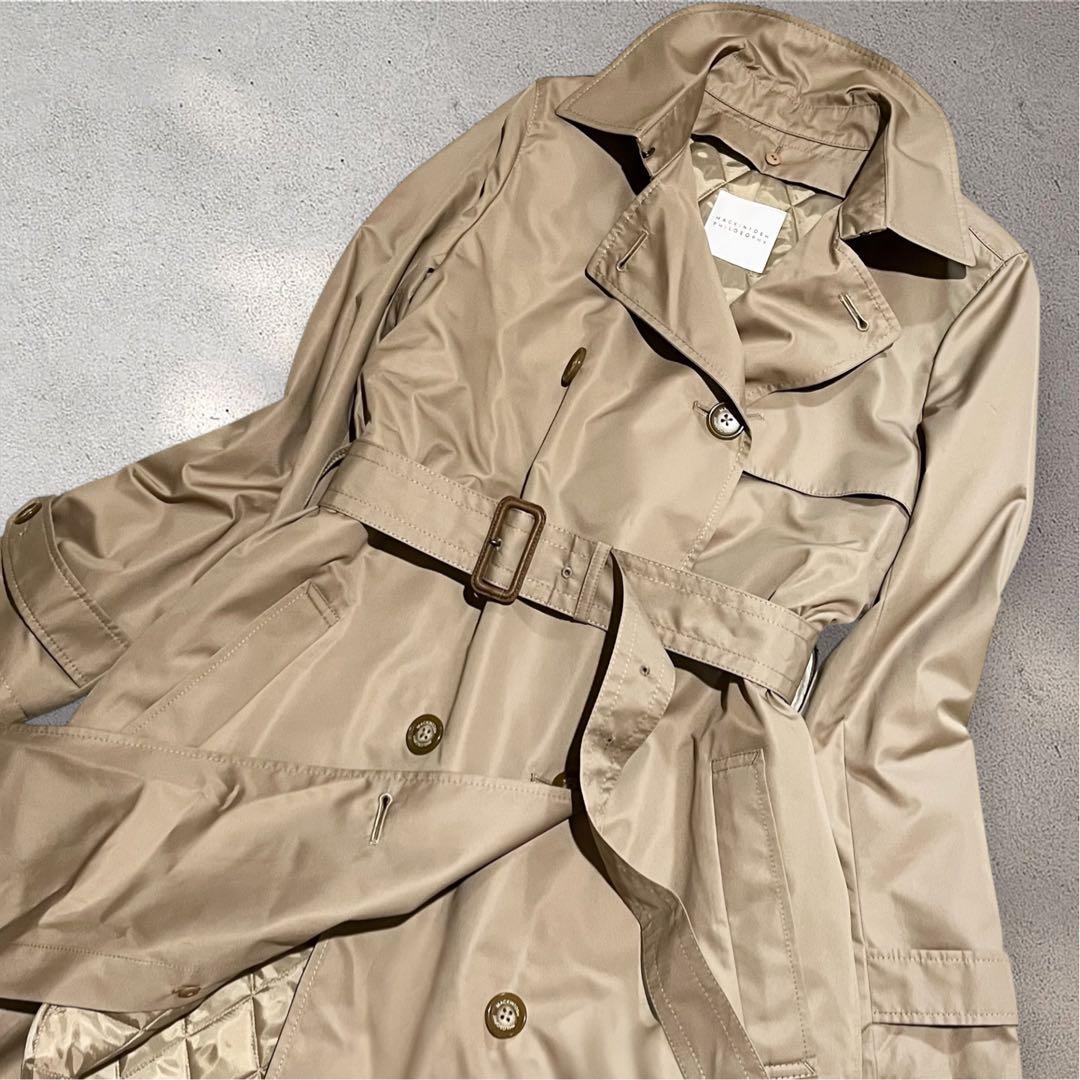 美品✨ マッキントッシュ トレンチコート ライナー付 キルティング ベージュ38