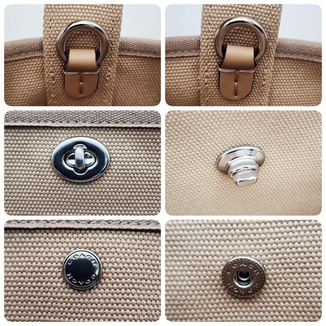 現行 極美品 COACH コーチ カーゴトート 26 ターンロック CP164.