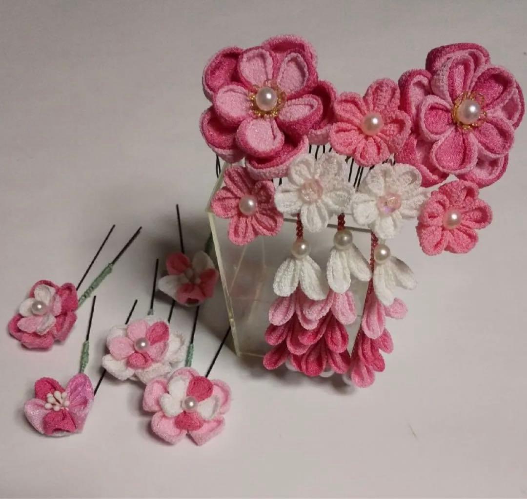 七五三 7歳　正絹着物セット　辻ヶ花