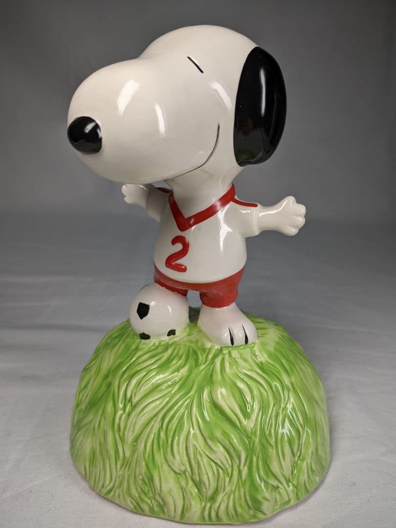 60s WILLITTS DESIGNS スヌーピー 陶器オルゴール サッカー