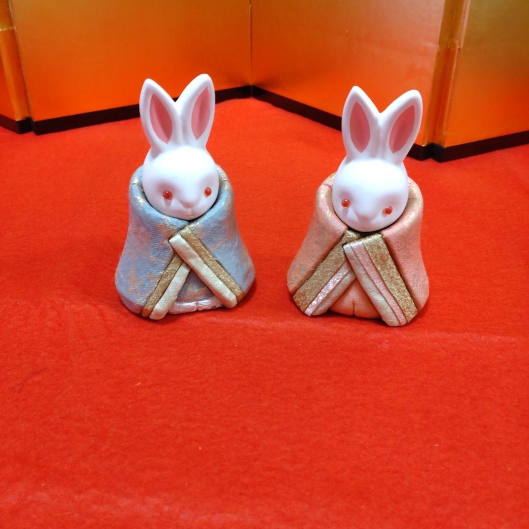 【雛蔵】うさぎ雛・金襴