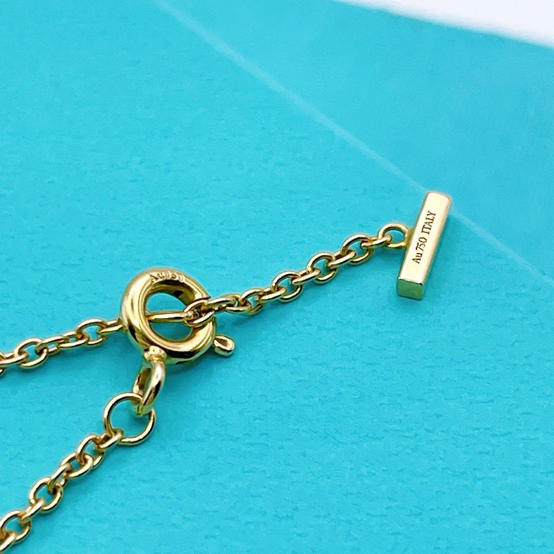 Tiffany & Co. ブレスレット　Tスマイル　ワイヤー　ゴールド750