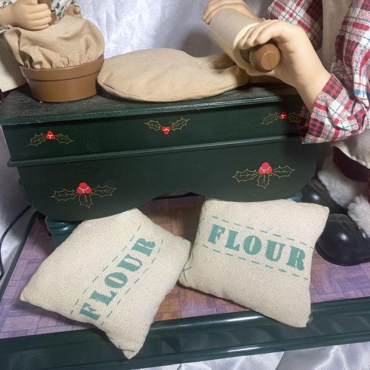 置物 Telco Santa the Baker Motion-Estes 1996