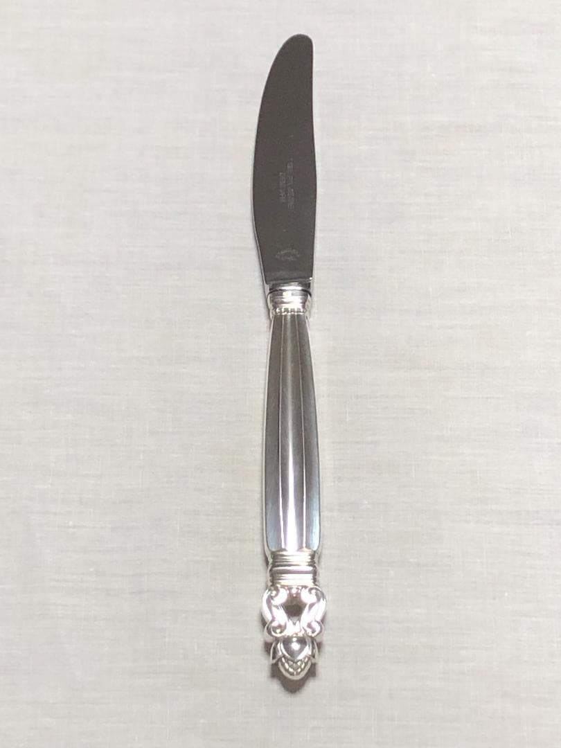 美品 ジョージジェンセン ACORN ディナーナイフ STERLING ①