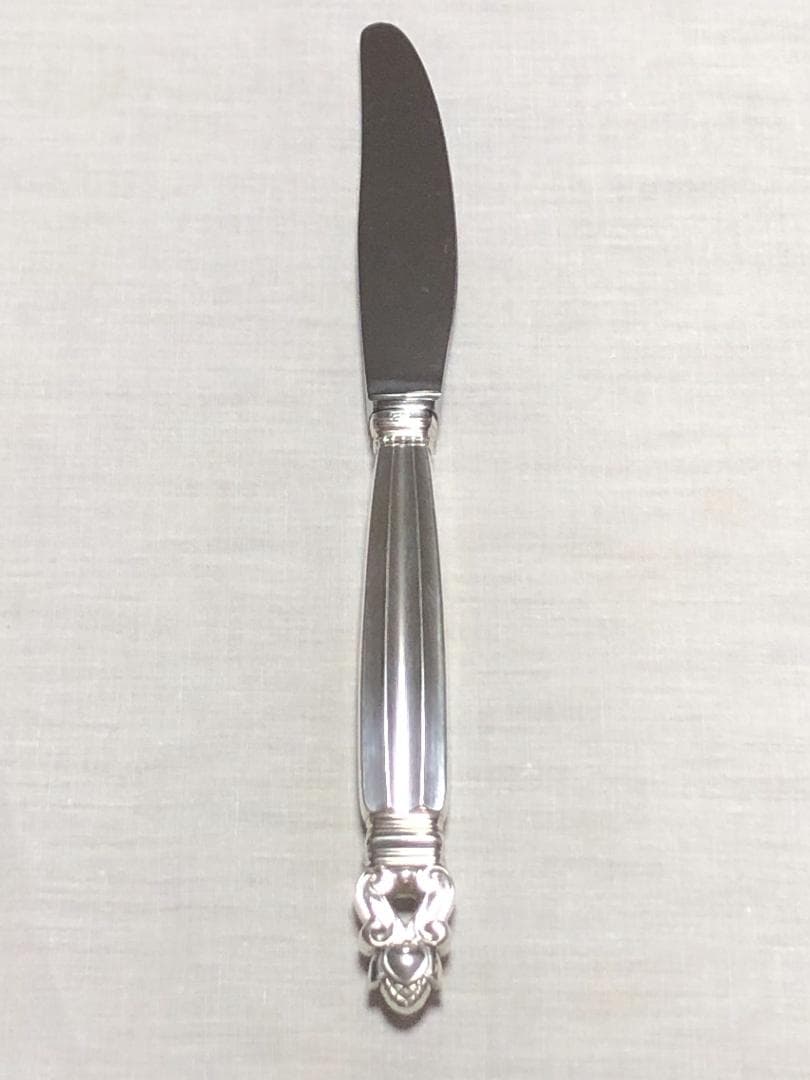 美品 ジョージジェンセン ACORN ディナーナイフ STERLING ①