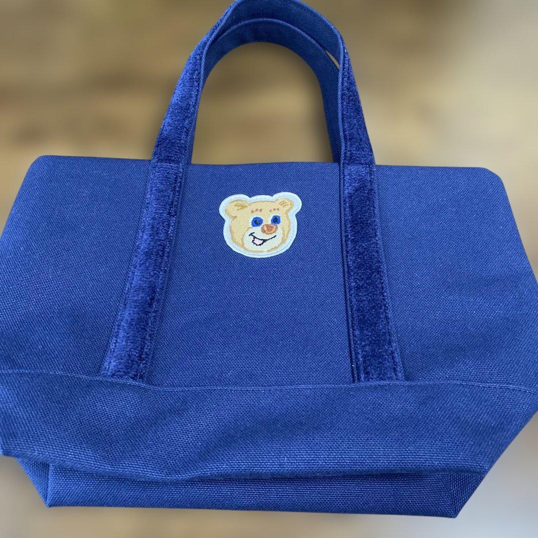 LOVERARY BY FEILERトートバッグ　テディ　ネイビー　小