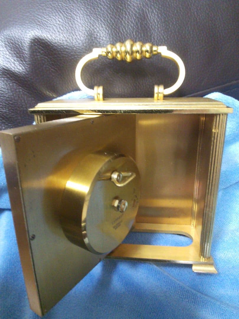 kuma 　スイス製　インホフ置時計　機械手動式