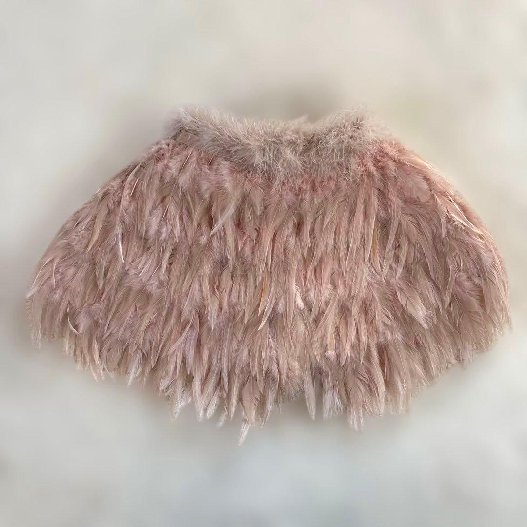 ROSE BUD ケープ　ストール　ショール　ファージャケット　お探しの方　羽