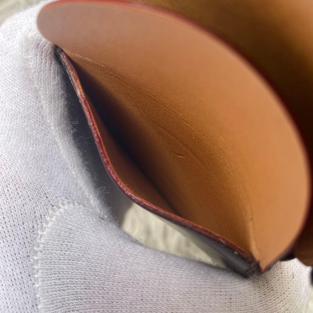 【極美品】ガンゾ 馬蹄 ケース コードバン