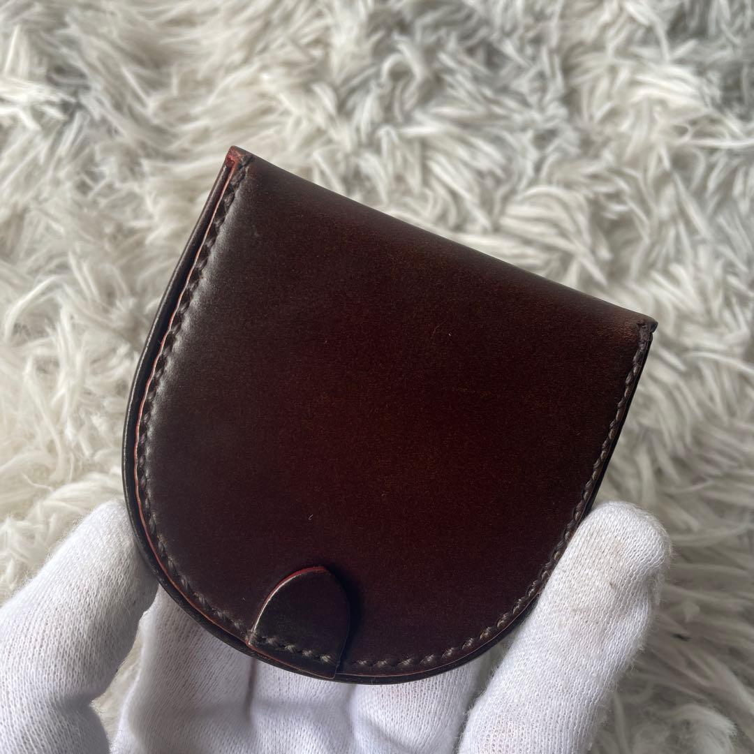 【極美品】ガンゾ 馬蹄 ケース コードバン