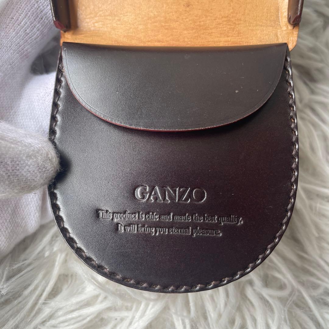 【極美品】ガンゾ 馬蹄 ケース コードバン