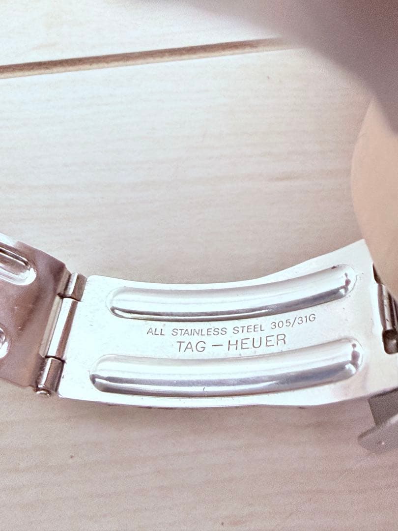 【稼働】 タグホイヤー WE1222-R QZ ホワイト文字盤 メンズ腕時計