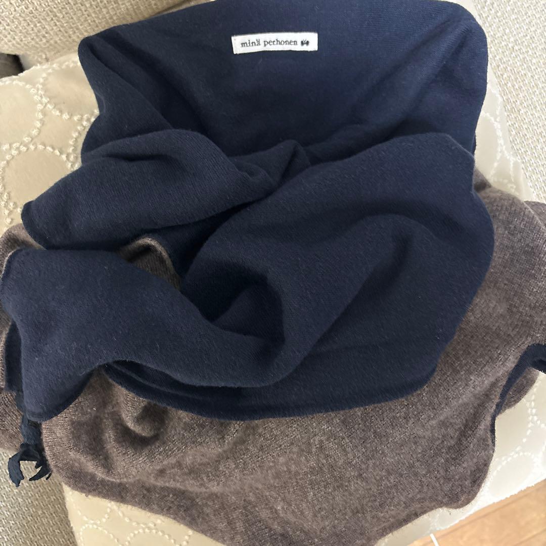 ミナペルホネン　カシミヤ 　　　　　　　　ストール・ショール・羽織り