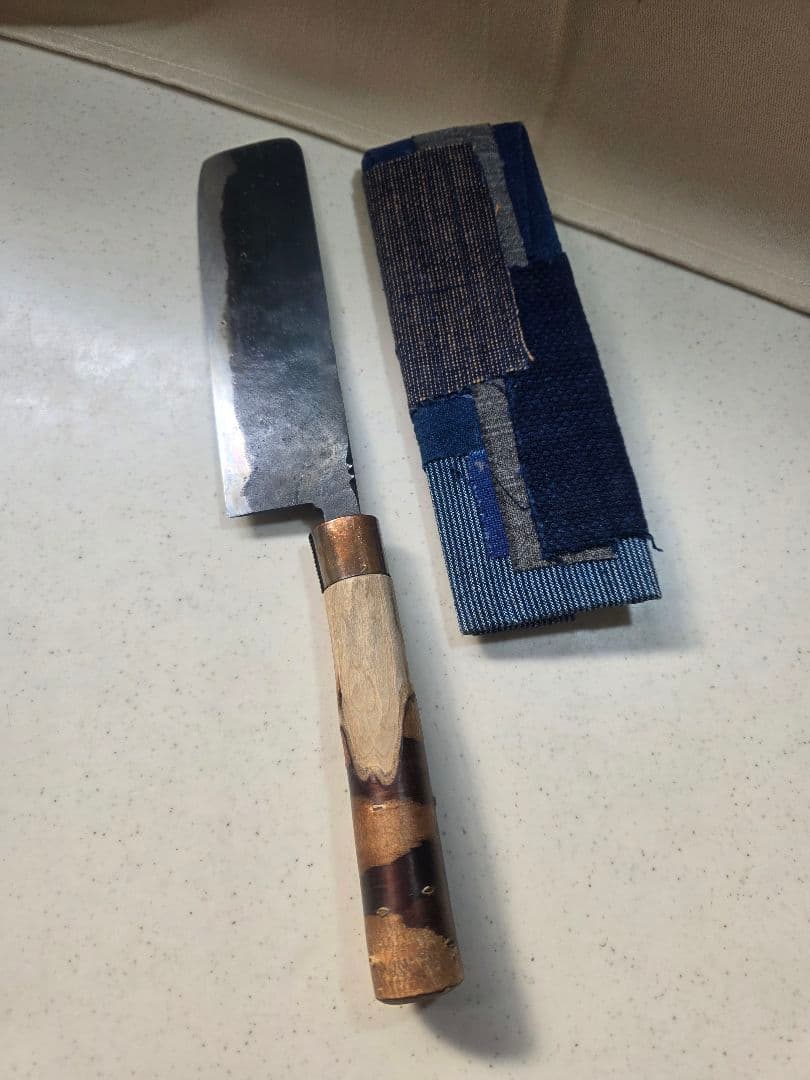 omoto包丁　菜切り包丁 包丁カバー付 ■美品■