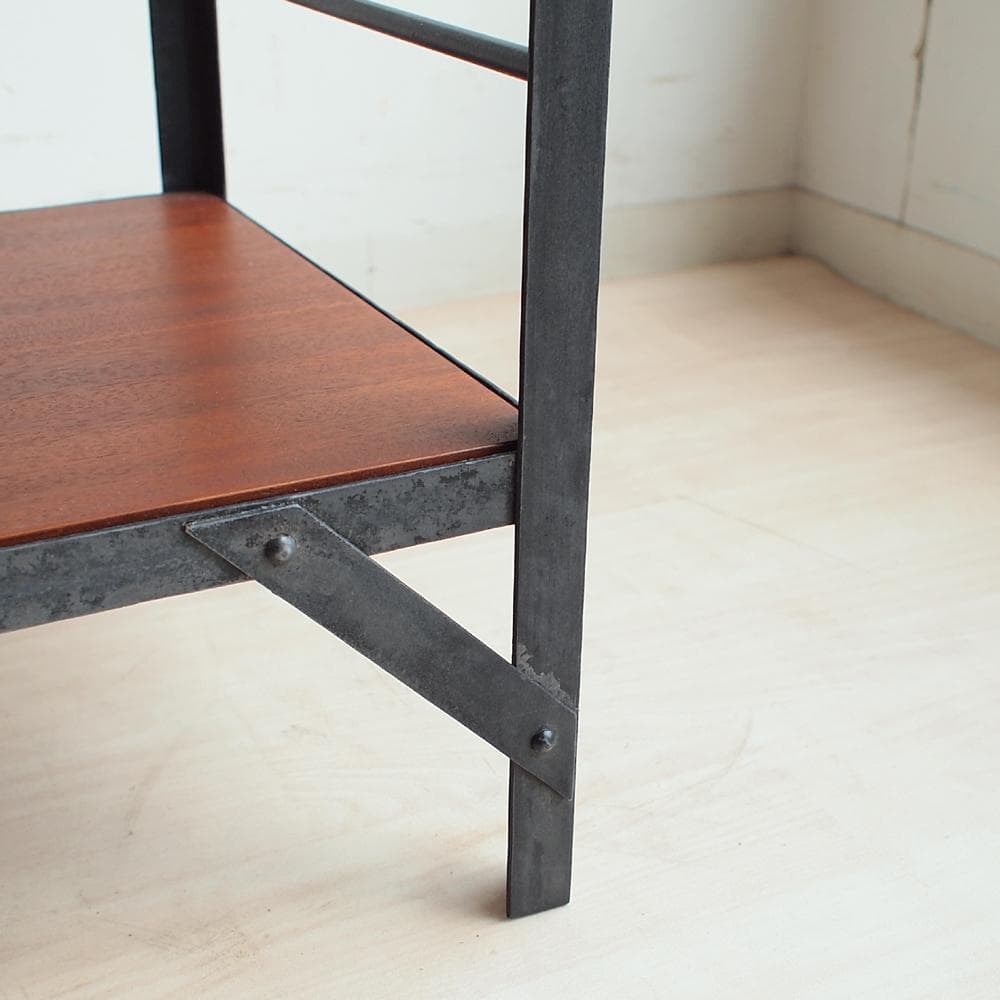 ウニコ/unico ランバーミニ アイアンフレーム シェルフ