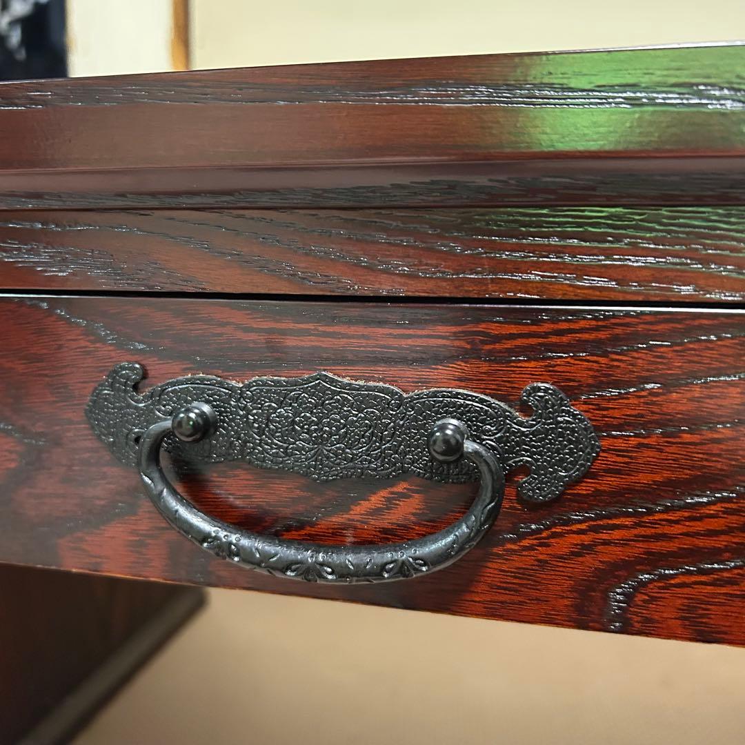 筑後民芸　民芸家具　和風 文机 卓上デスク 90cm幅 88cm