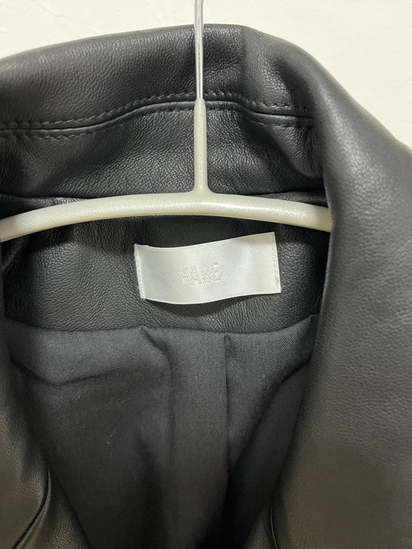 【16日21時までSALE】HARE 黒 レザージャケット ライダース