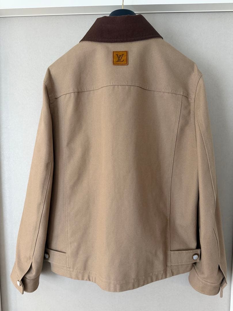 ルイヴィトン　1AGIT7 ワークウェアコットンキャンバスブルゾン size48