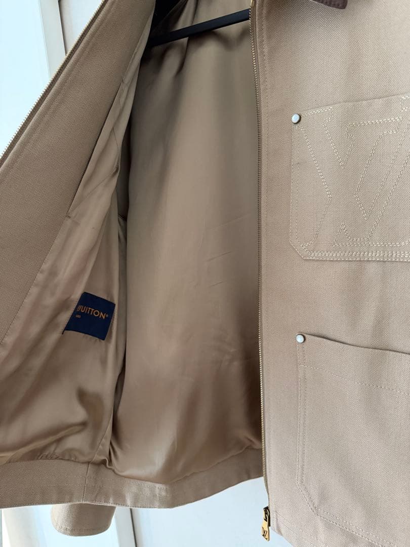 ルイヴィトン　1AGIT7 ワークウェアコットンキャンバスブルゾン size48
