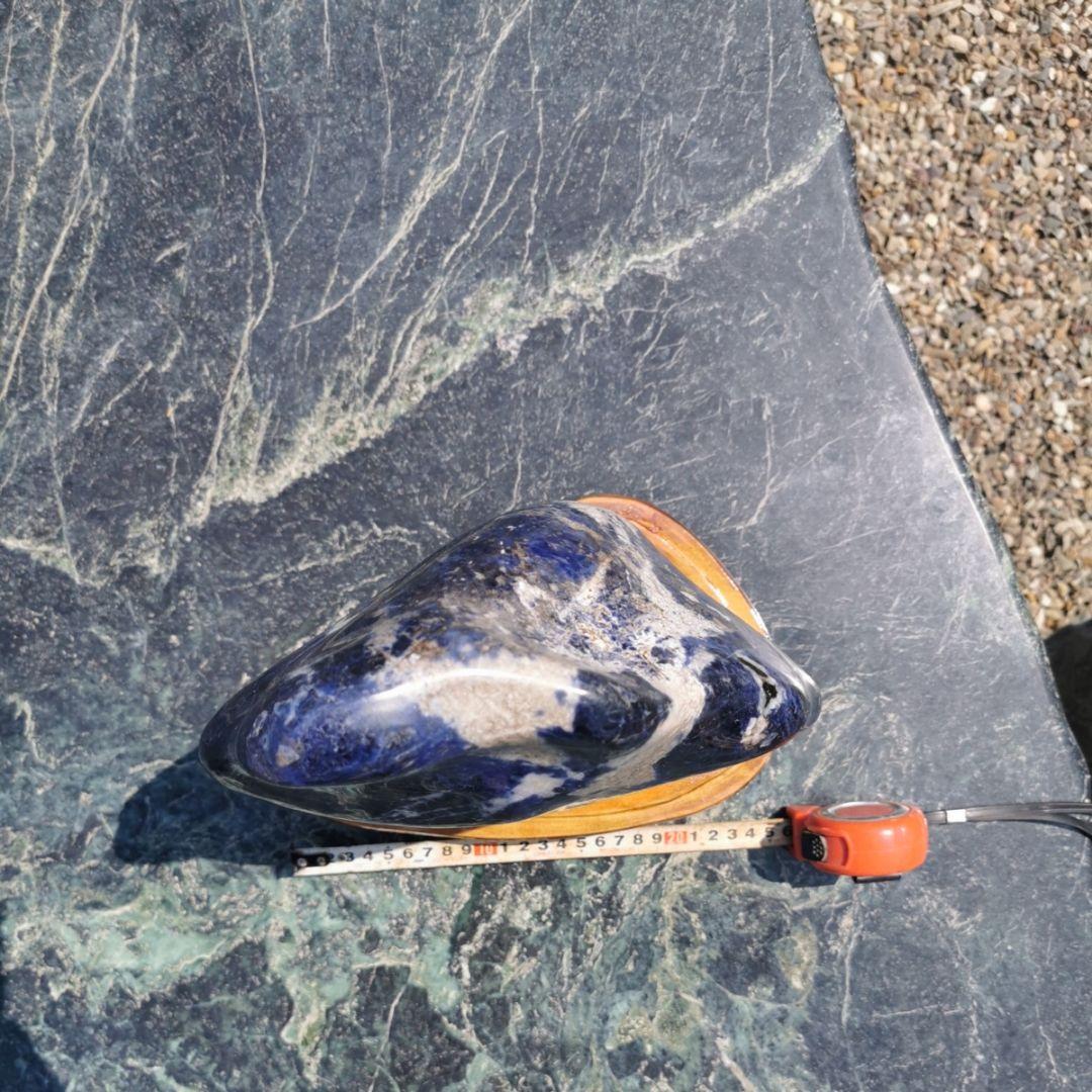 ソーダライト　鑑賞石　原石　宝石　パワーストーン　オブジェ　インテリア　石