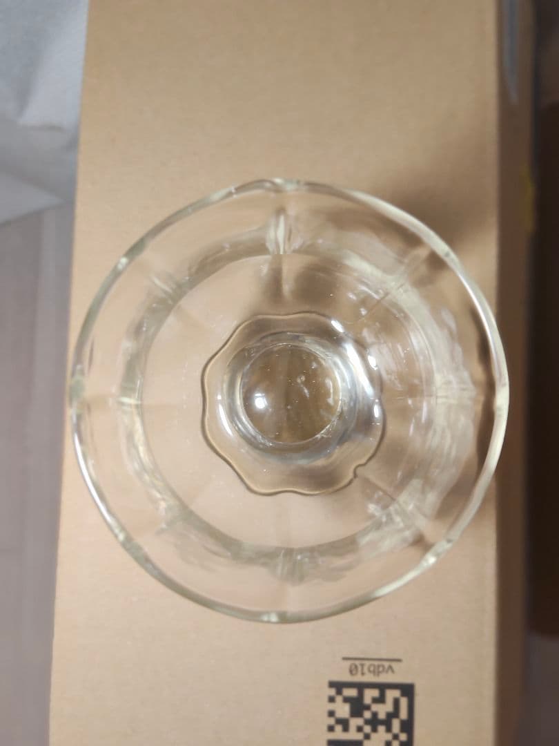 安土草多 ワイングラス / 型吹きガラス 手作り 作家もの ぐい呑みにも