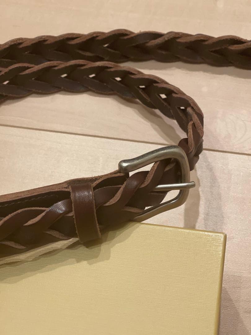 PHIGVEL phigvel フィグベル Leather Mesh Belt