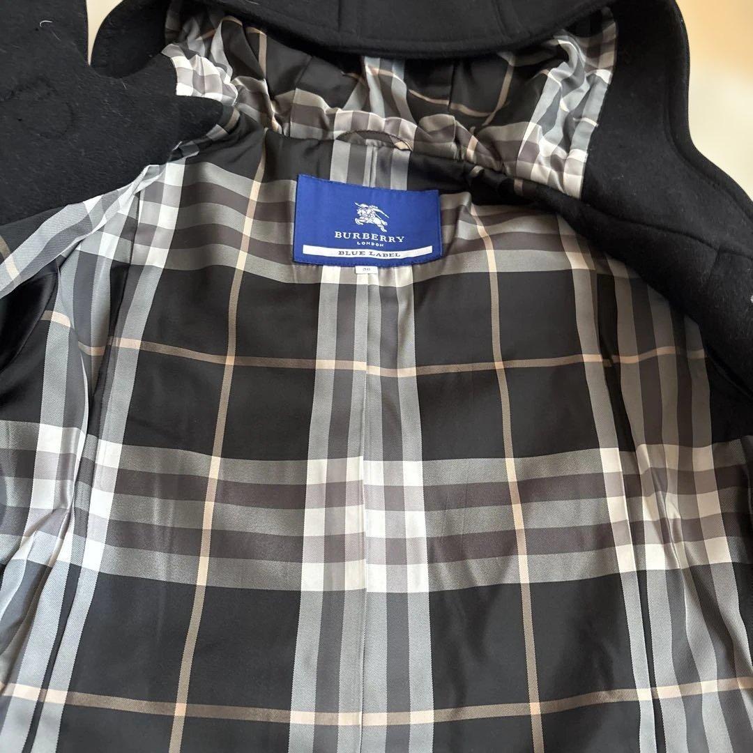 最終値下BURBERRY BLUE LABEL ダッフルコート 38 アンゴラ混