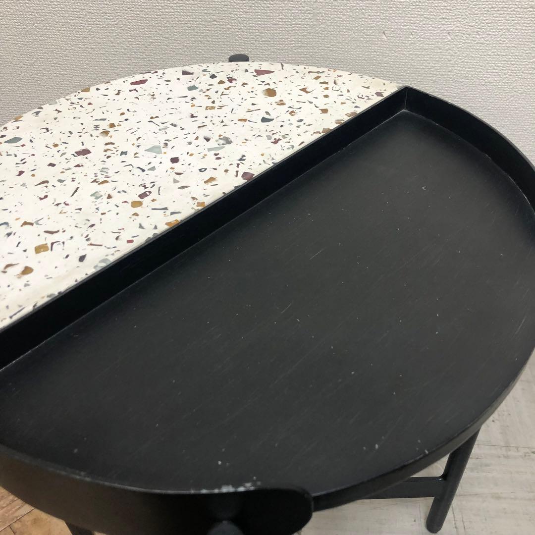 ASPLUND DUO END TABLE terrazzo サイドテーブル②