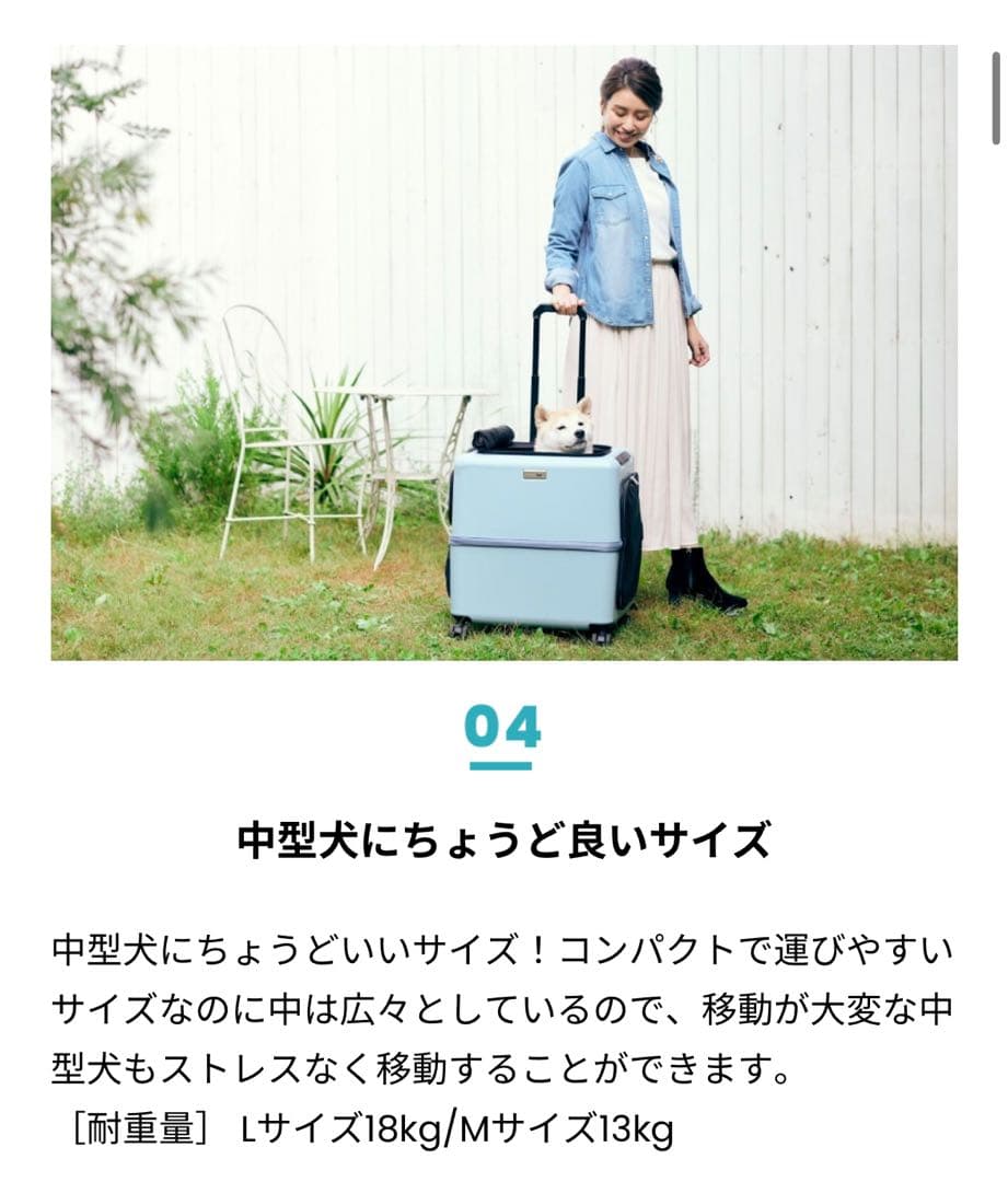 petico ペチコ　ペットカート　ペットキャリー　 グレー　美品　Mサイズ