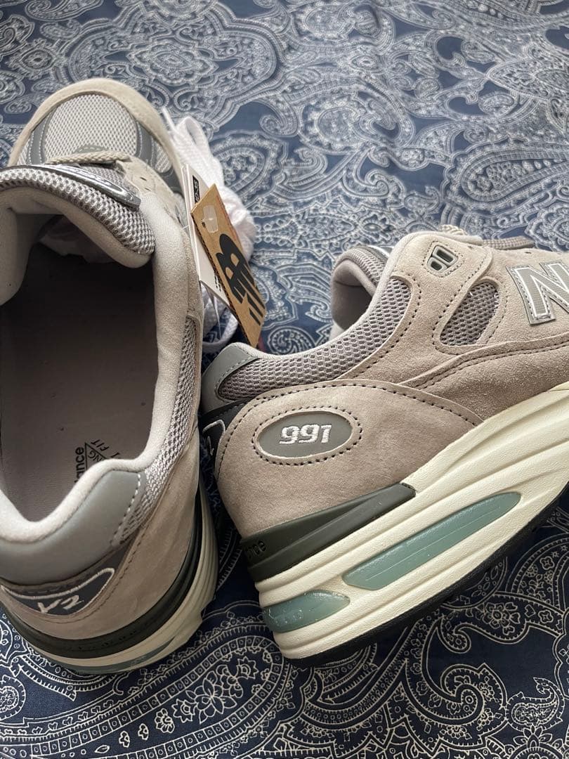 New Balance 991 V2 グレー スニーカー　イングランド