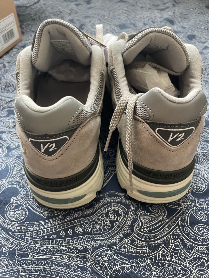 New Balance 991 V2 グレー スニーカー　イングランド