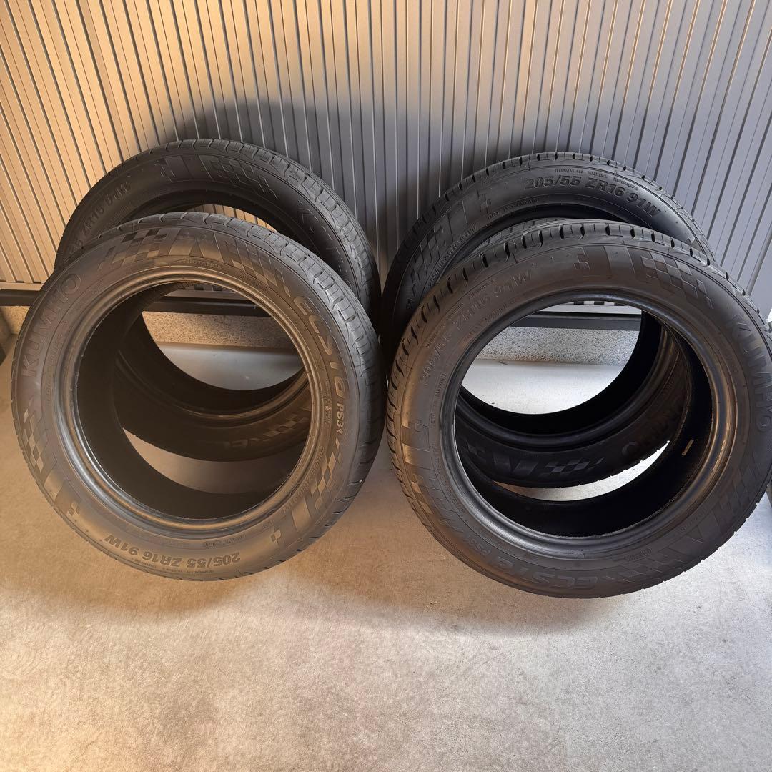 4本セット 205/55R16 2025年製造 KUMHO ECSTA PS31